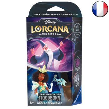 Starter-Deck – Amethyst / Stahl – FR – Rise of the Floodborn – 1. Druck – Disney Lorcana