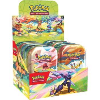 photo Display mit 10 Mini-Dosen – Pokébox Q4 Magnificent Paldéa – FR – Pokémon