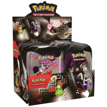 Display mit 8 Mini-Dosen - Schwarzer Blitz & Weiße Flamme - FR - [SV10.5][EV10.5] - Pokémon