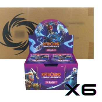 Display-Set 3 Unleashed – Versiegelter Karton mit 6 Boxen – FR – Riftbound: LoL TCG
