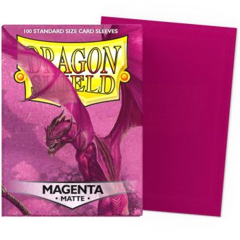Dragon Shield – 100 Kartenhüllen – Standard Matt – Magenta