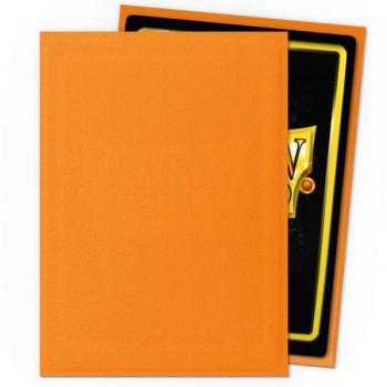 Dragon Shield – 100 Kartenhüllen – Standard Matt – Orange