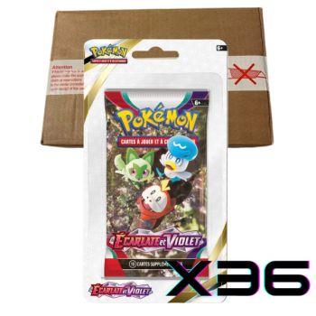 Item Scharlachrot und Lila - Schachtel mit 36 Booster-Blistern - FR - [SV1][EV01] - Pokémon