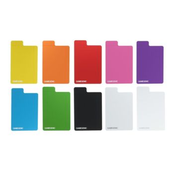 Gamegenic – 10 mehrfarbige Trennblätter – FLEX CARD DIVIDERS