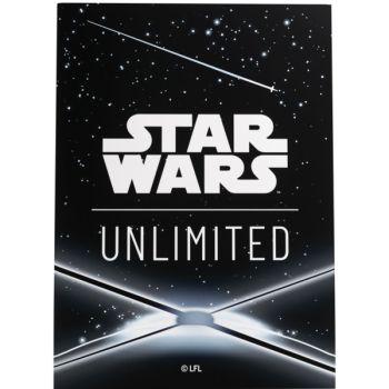 Gamegenic - Card Protectors - Sleeves - Star Wars Unlimited - Card Back Black