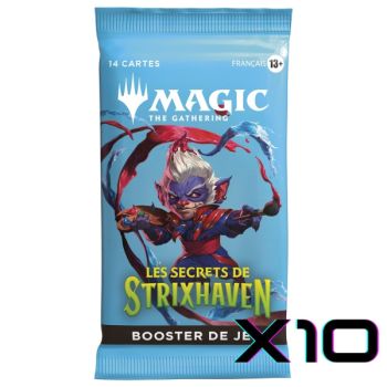 photo Die Geheimnisse von Strixhaven – FR – Set mit 10 Spielboostern – Magic: The Gathering – SOS