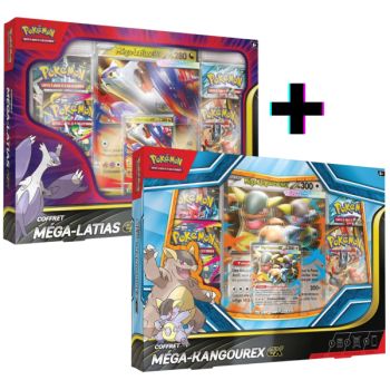 photo 2er-Pack-Boxen – Mega-Latias EX & Mega-Kangama EX – FR – Pokémon