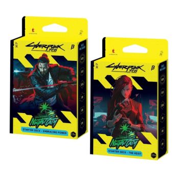 Konvolut von 2 Beta-Decks – The Heist & Embracing Power – EN – Cyberpunk TCG