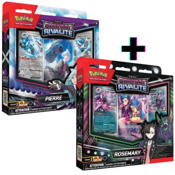 Set mit 2 Rivalry Battle Decks – Rosemary/Brick – Pokémon – FR