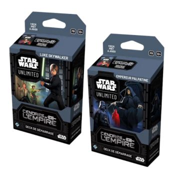 Set mit 2 Starterdecks – Ashes of the Empire – FR – Star Wars Unlimited – SWU8