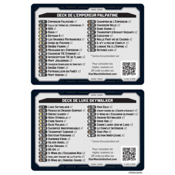 Set mit 2 Starterdecks – Ashes of the Empire – FR – Star Wars Unlimited – SWU8