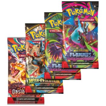 2er-Pack Pokébox – Mega-Glurak X und Mega-Glurak Y – FR – Pokémon