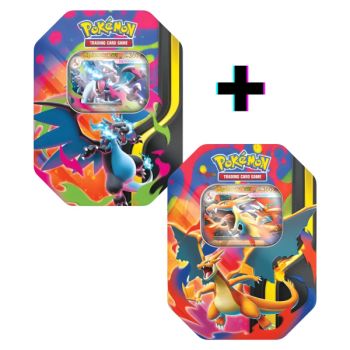 photo 2er-Pack Pokébox – Mega-Glurak X und Mega-Glurak Y – FR – Pokémon