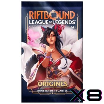 Set mit 8 Origins-Boostern - FR - Riftbound TCG - Set 1