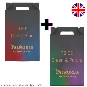 Set der Palworld-Prüfungsdecks – Dawn of Palpagos TD01 & TD02
