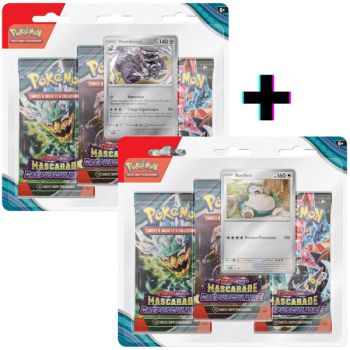 photo Snorlax und Vrombotor Tripack-Set – Twilight Masquerade – FR – [SV6][EV06] – Pokémon