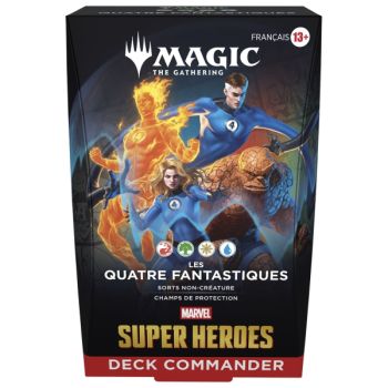 Marvel Superhelden – FR – Set mit 4 Commander-Decks – Magic: The Gathering – MSH