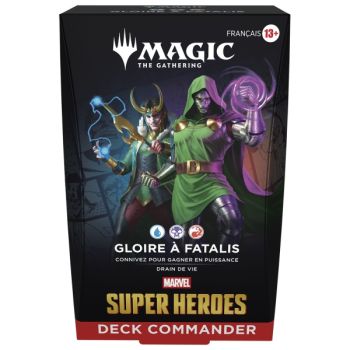 Marvel Superhelden – FR – Set mit 4 Commander-Decks – Magic: The Gathering – MSH