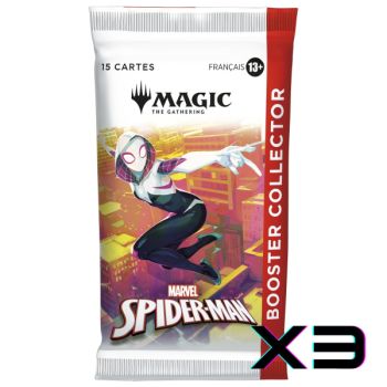 photo Marvel's Spider-Man – FR – 3 Booster Collector – Magic the Gathering – SPM