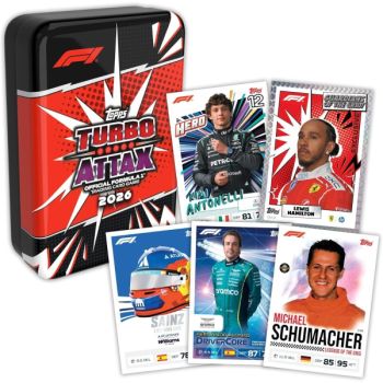 Mega Tin F1 Turbo Attax 2026/27 - Topps - 48 Karten - DE