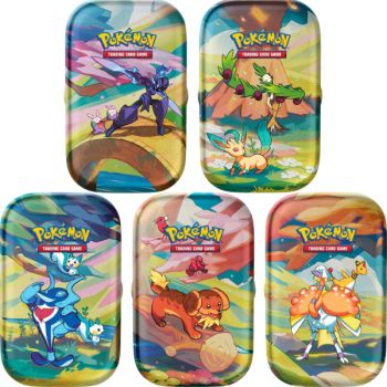 Mini Tin Pokebox - Magnificent Paldea Q4 - Lot mit 5 Illustrationen - FR - Pokémon