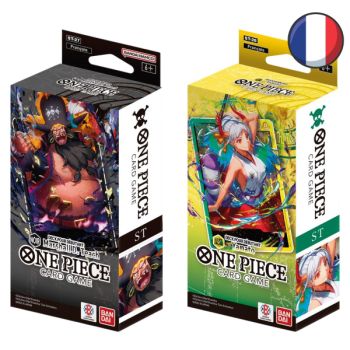 One Piece CG – Set mit 6 Anfängerdecks ST-23 bis ST-28 – FR