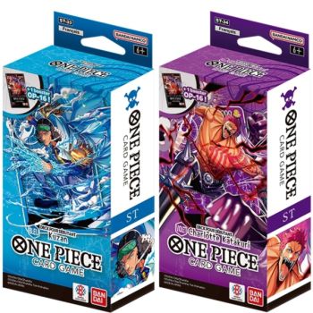 One Piece CG – Anfängerdeck-Set mit 6 Karten (ST-31 bis ST-36) – FR