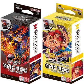 One Piece CG – Anfängerdeck-Set mit 6 Karten (ST-31 bis ST-36) – FR