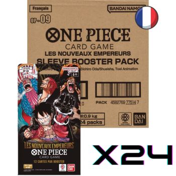 One Piece CG – OP09 – Box mit 24 Boostern in Blisterpackungen – FR