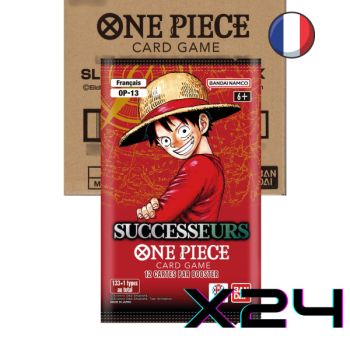 One Piece CG – OP13 – SUCCESSORS – Box mit 24 Boostern in Blisterverpackungen – FR