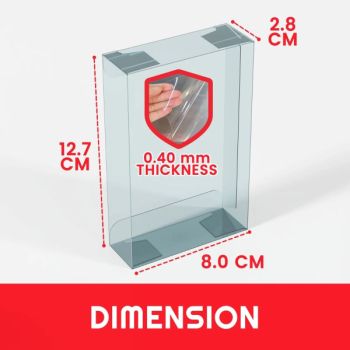 Plastikschutz für Pokémon Mini-Dosen (5 Stück)
