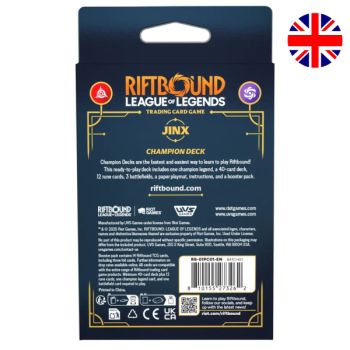 Set 1 Ursprünge – Champion Deck – Jinx – EN – Riftbound: LoL TCG