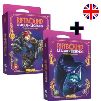 Set 3 Unleashed – Vi & Vex – 2 Champions-Decks – EN – Riftbound: LoL TCG