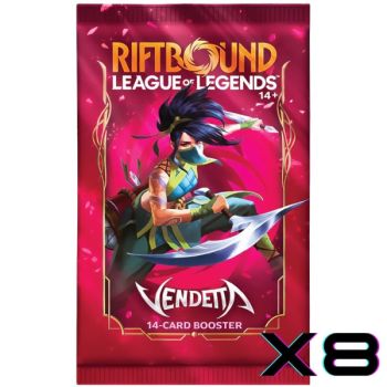 Set 4 Vendetta – 8 Booster – EN – Riftbound: LoL TCG