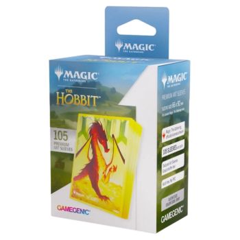 Premium-Kunst-Sleeves, 105 Stück – Gamegenic – Smaug der Goldene – MTG Der Hobbit