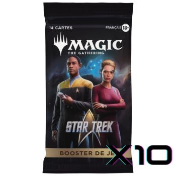 Star Trek – FR – Konvolut mit 10 Spielboostern – Magic: The Gathering – TRK