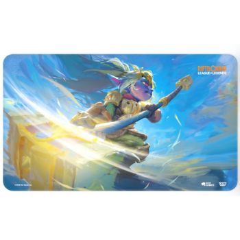 Spielmatte – Set 3 Unleashed – Poppy, Hüterin des Hammers – Spielmatte – Riftbound: LoL TCG