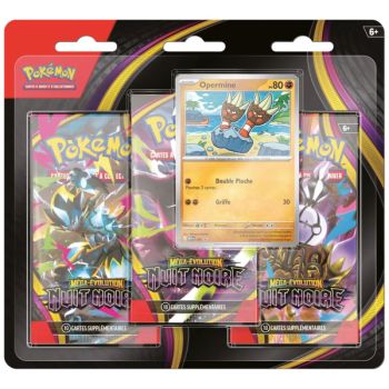 Tripack [ME05] - 3 Darkest Night Booster - Pokémon - FR - Mega Evolution [ME5]