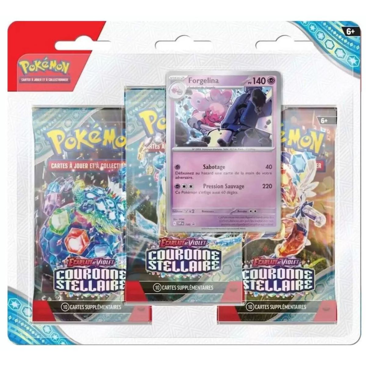 Tripack Forgelina – Sternenkrone – FR – [SV7][EV07] – Pokémon