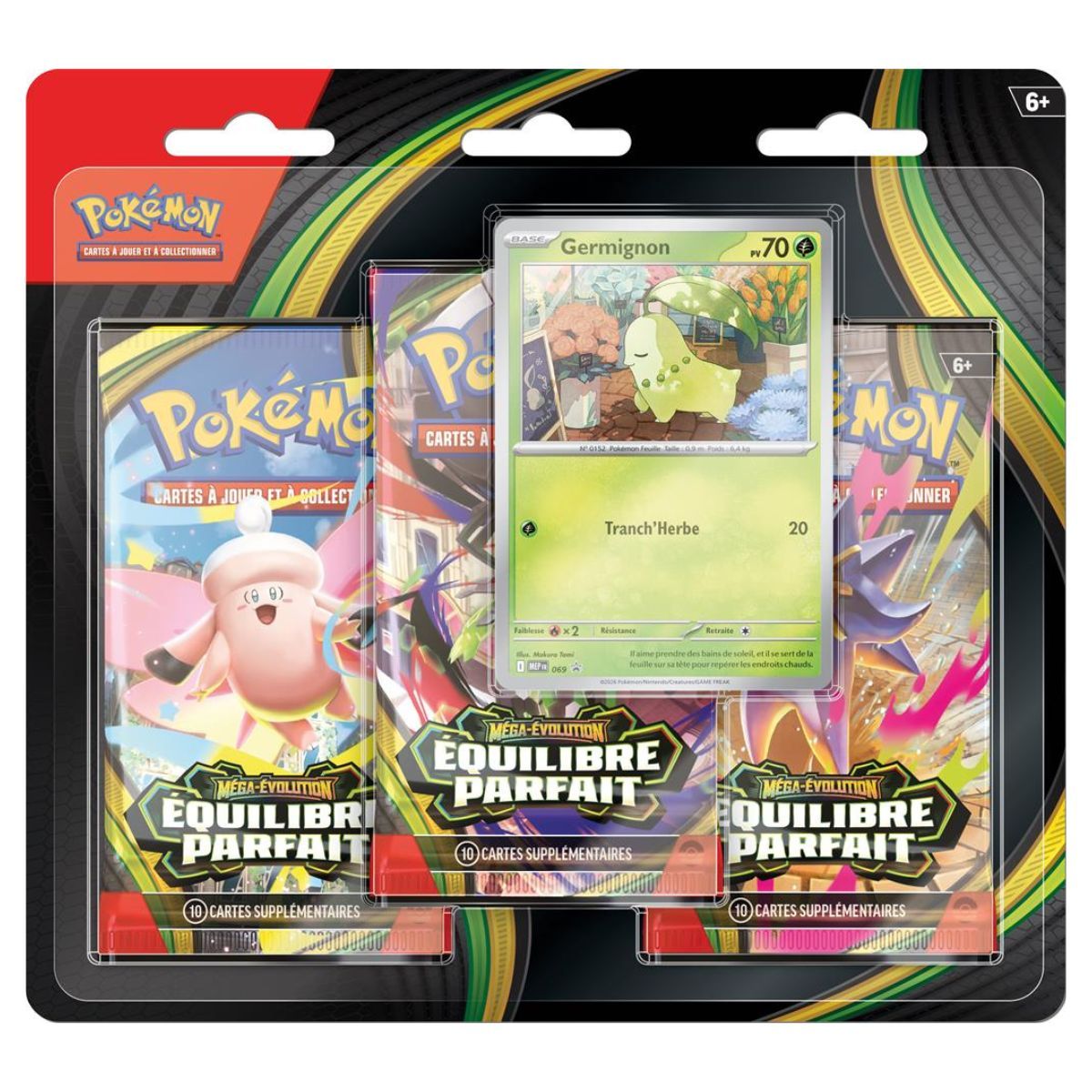 Item Chikorita Tripack – Perfekte Balance – FR – Pokémon [ME03] [ME3]