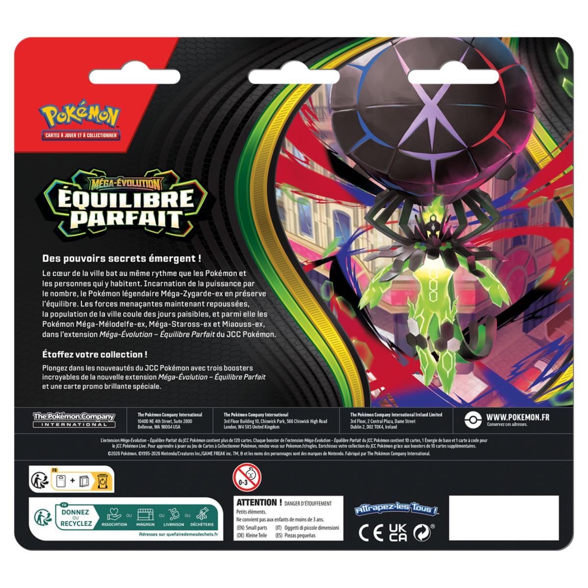 Chikorita Tripack – Perfekte Balance – FR – Pokémon [ME03] [ME3]