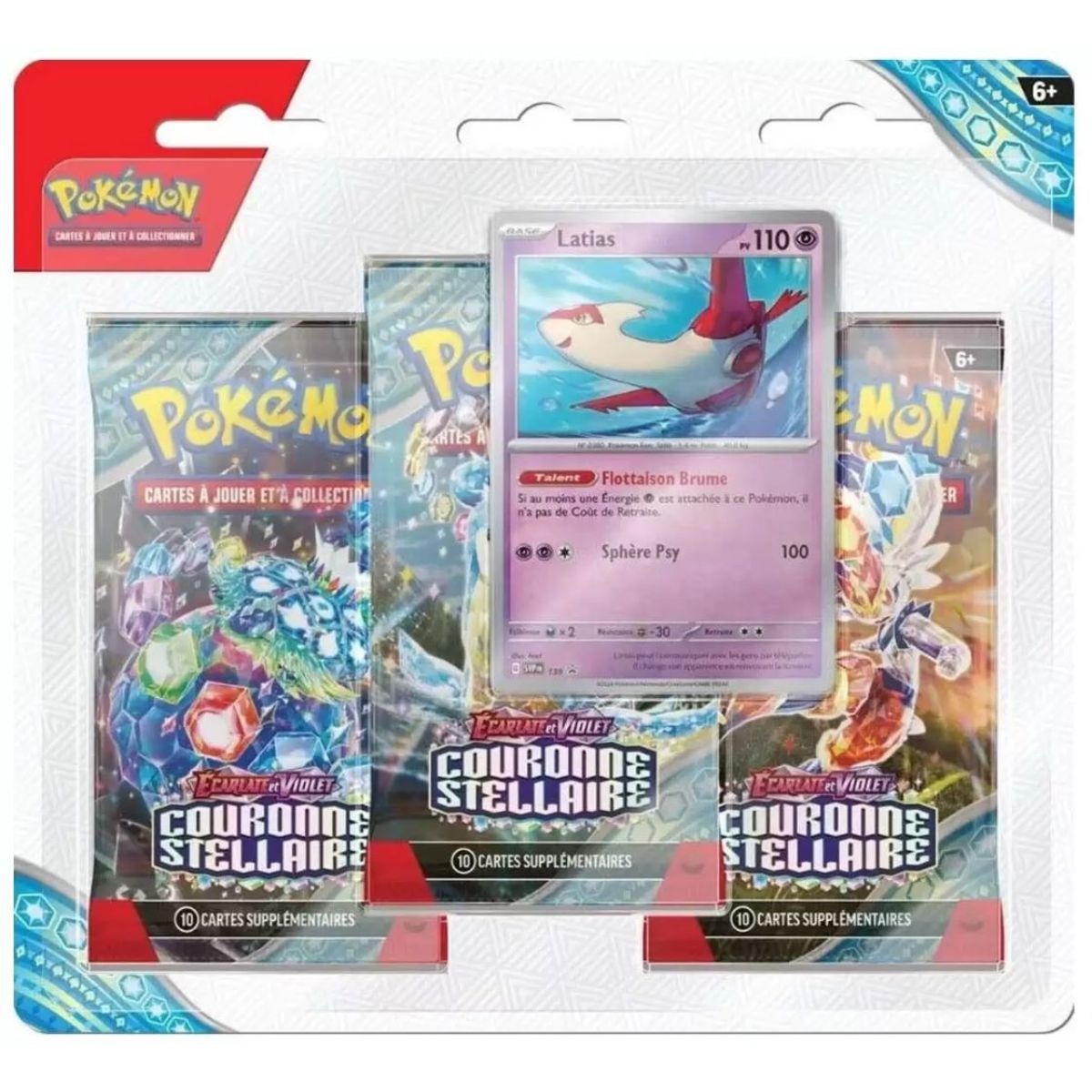 Tripack Latias – Stellar Crown – FR – [SV7][EV07] – Pokémon