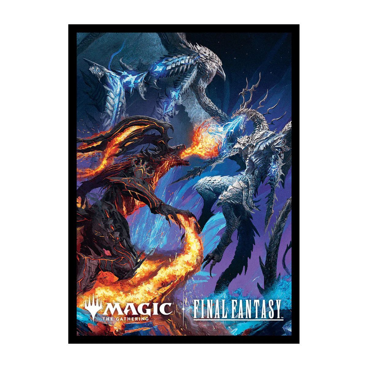 Ultrapro – Magic: The Gathering®—FINAL FANTASY™ Bahamut und Ifrit 100 Stück Deck-Schutzhüllen