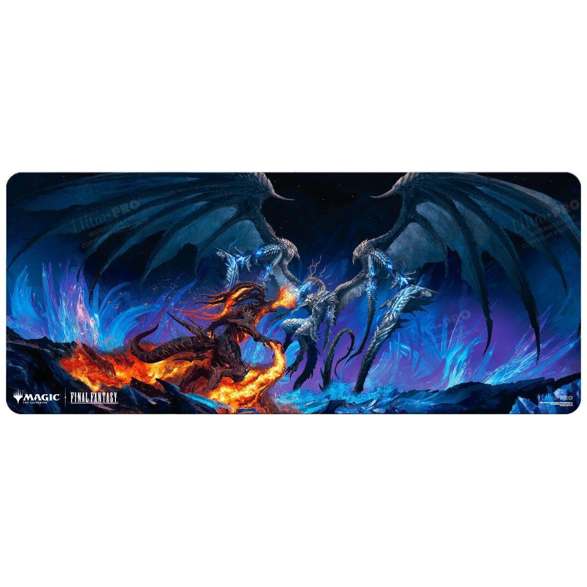Ultrapro – Magic: The Gathering®—FINAL FANTASY™ Bahamut und Ifrit 6 Fuß Tischspielmatte