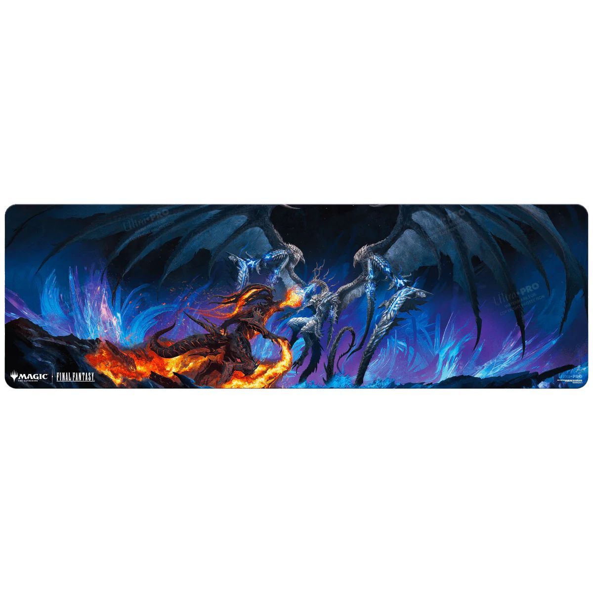 Ultrapro – Magic: The Gathering®—FINAL FANTASY™ Bahamut und Ifrit 8 Fuß Tischspielmatte
