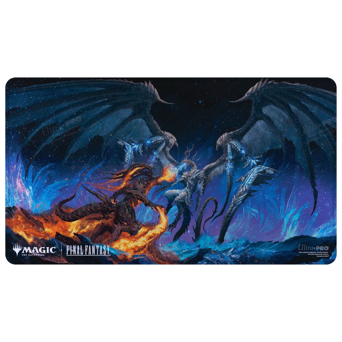 Ultrapro – Magic: The Gathering®—FINAL FANTASY™ Bahamut und Ifrit Holofoil-Spielmatte
