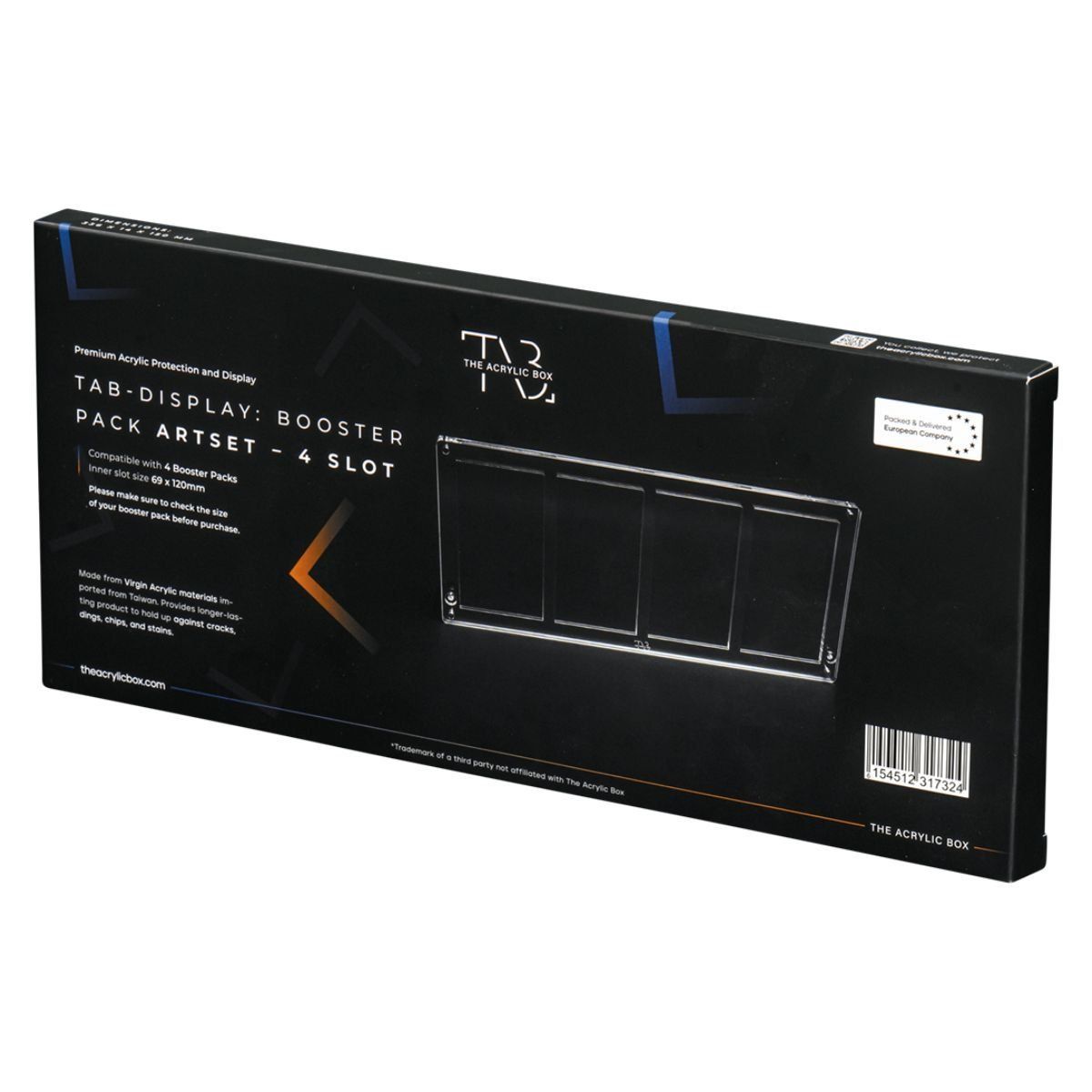 Artset 4 Booster-Displaykoffer - Acryl TAB